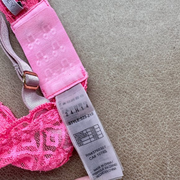 🌸 Stella McCartney Pink Lace Bra | Size 32B | Like-New 🌸 - Picture 5 of 6